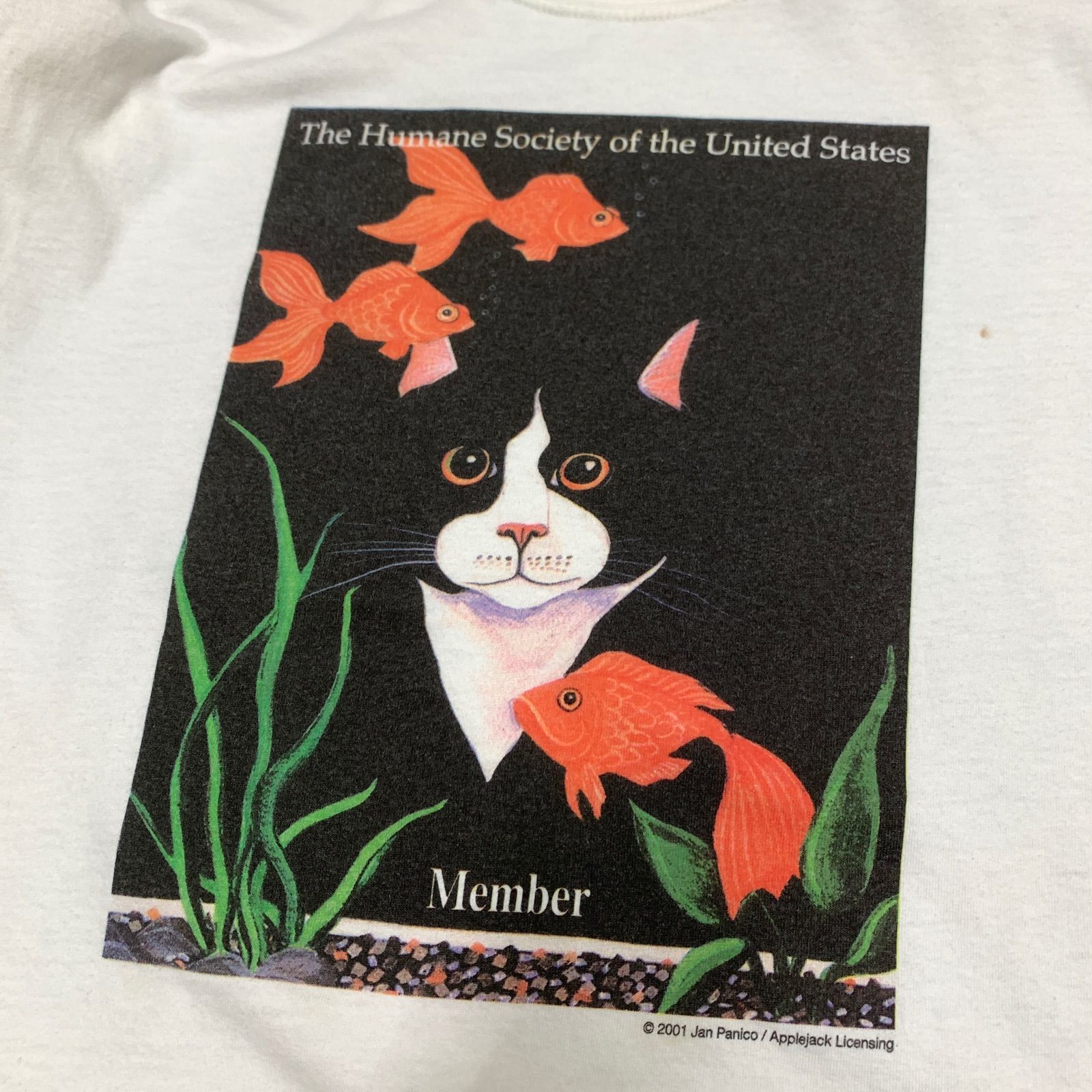 00s ”Jan Panico” Tee 00年代 ジャン・パニコ 猫 Tシャツ キャット 