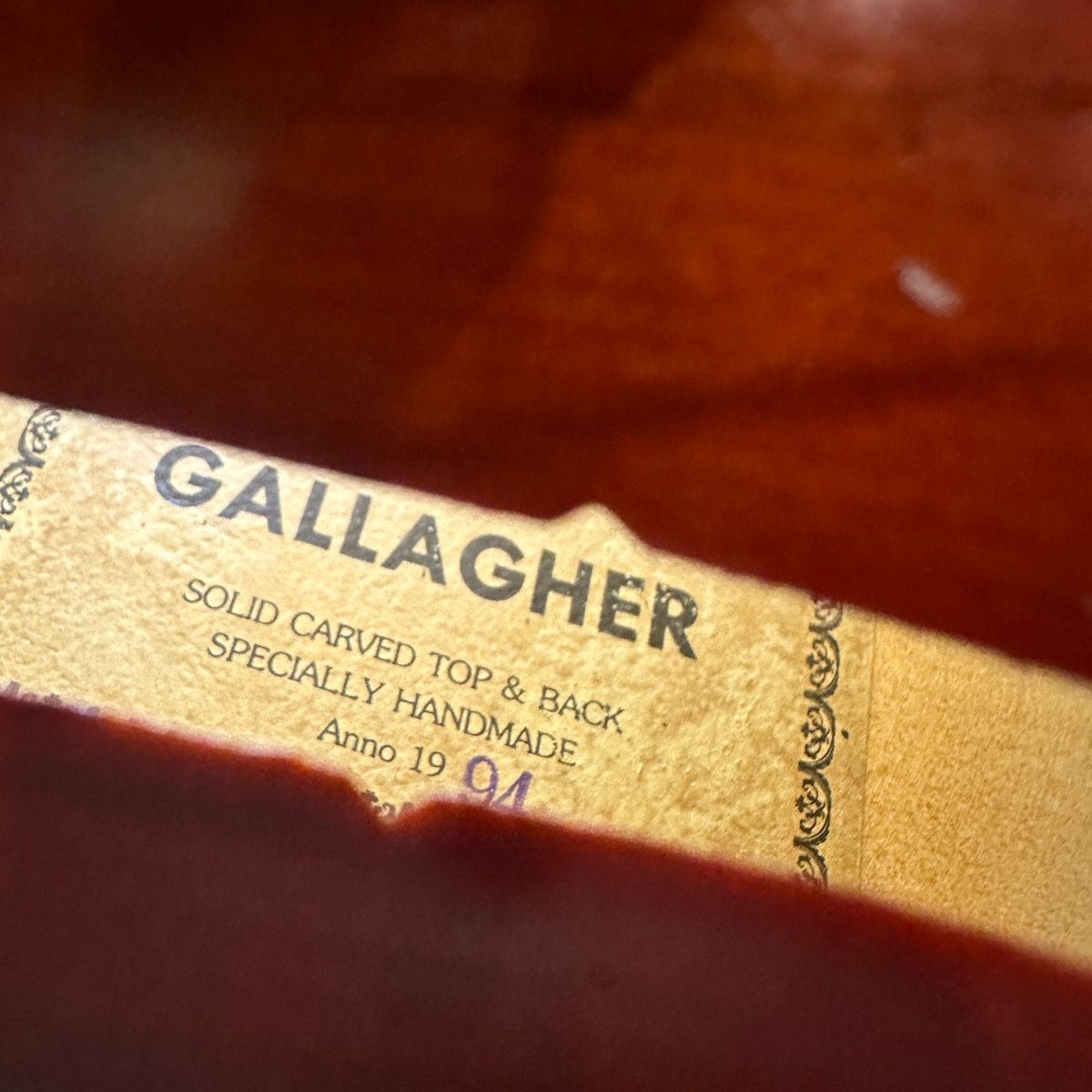 Gallagher 4/4 1994年製 Violin バイオリン - メルカリ