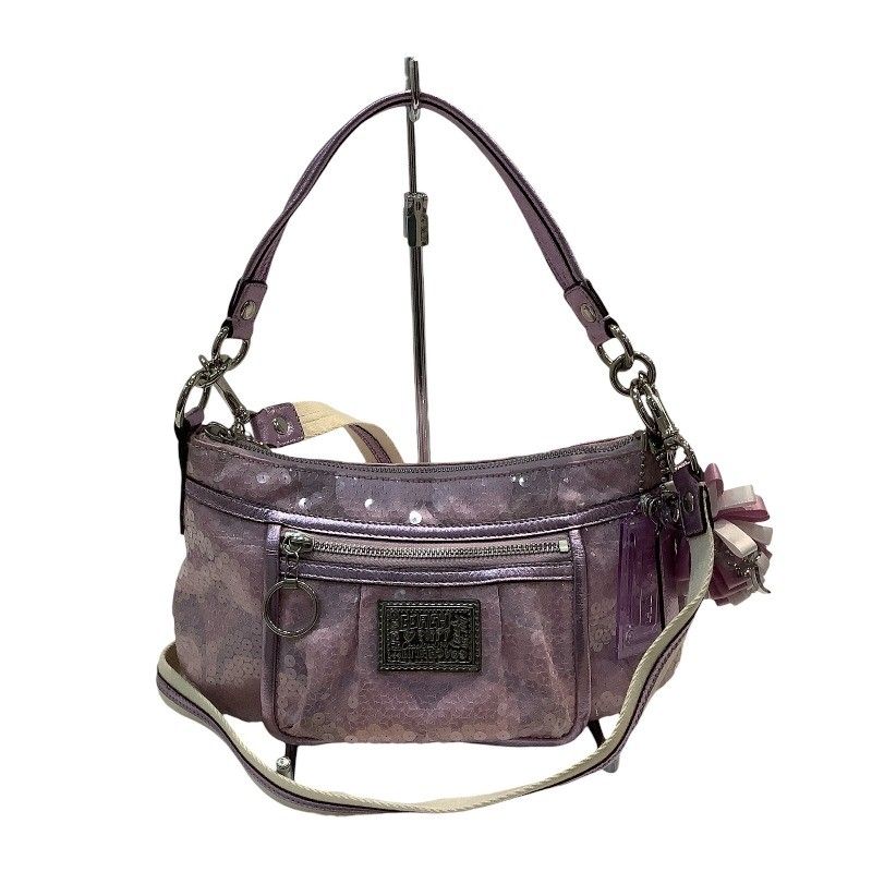 COACH コーチ 14541 スパンコール ポピー ハンドバッグ 2way