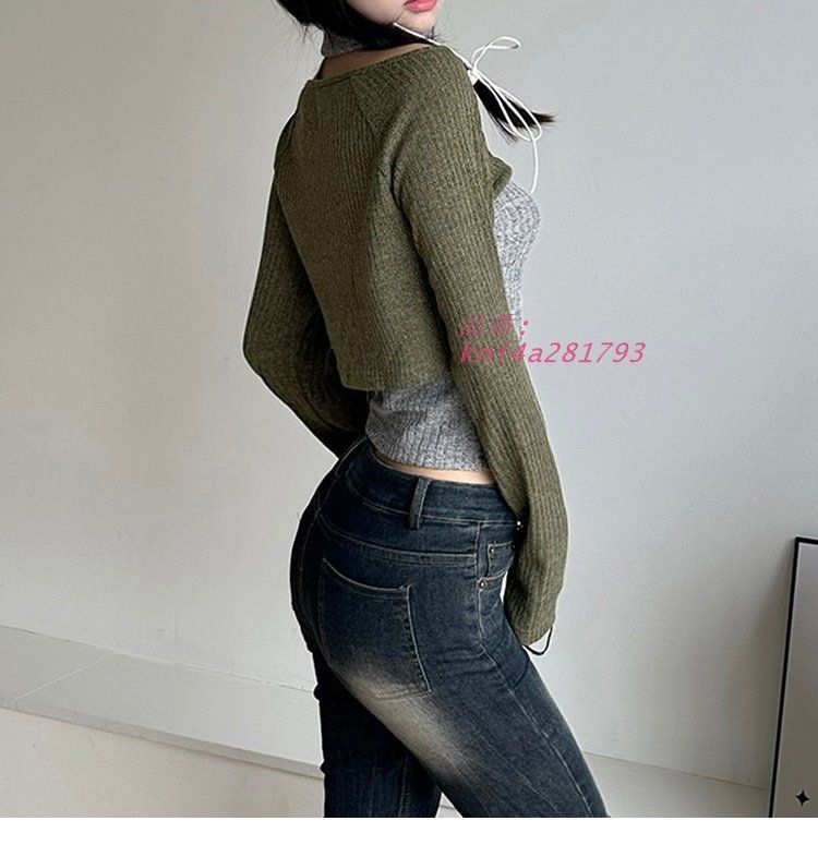 ニットボレロアンサンブル韓国ファッション