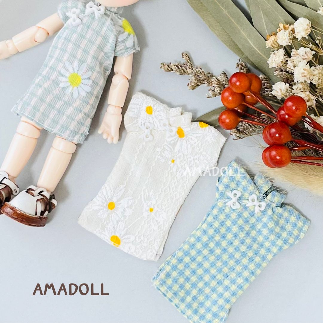 オビツ11 チャイナ 服 女の子 チャイナ服 ワンピース 半袖 中華