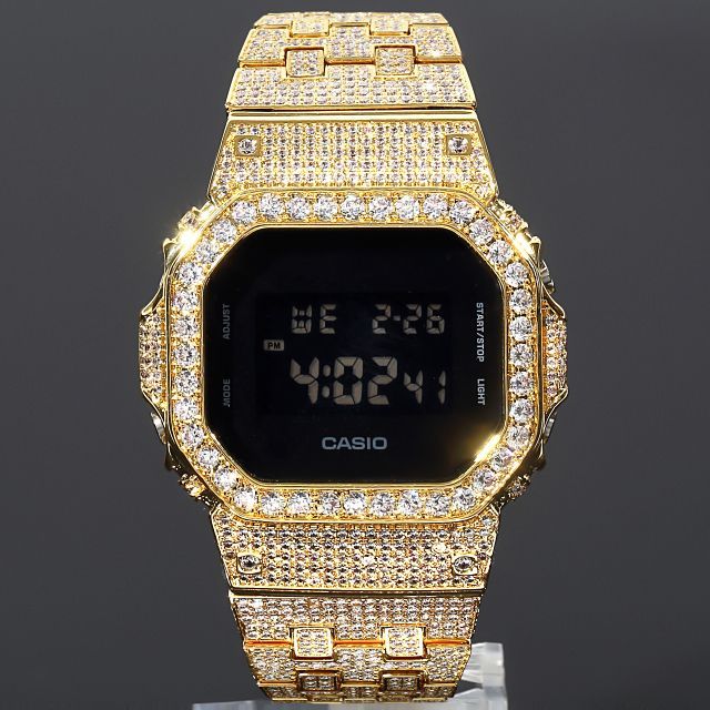 フルカスタム G-SHOCK DW5600 SOLIDモデル ゴールド