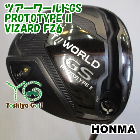 クラブ T/W GS PROTOTYPE II / VIZARD FZ6 / 9.5 ドライバー ホンマ ツアーワールドGS PROTOTYPE II/VIZARD FZ6/S