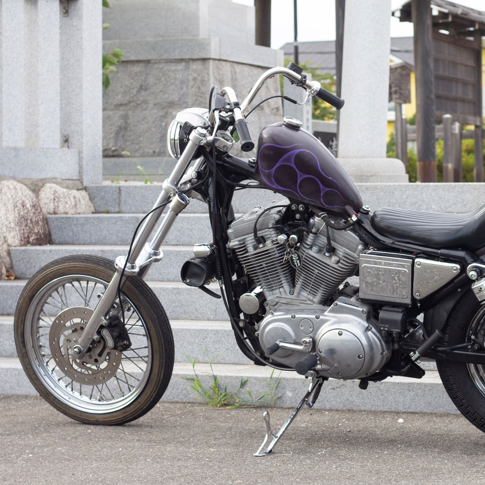 Psyclone ブラス ドッグボーンライザー 1インチハンドル用 チョッパー