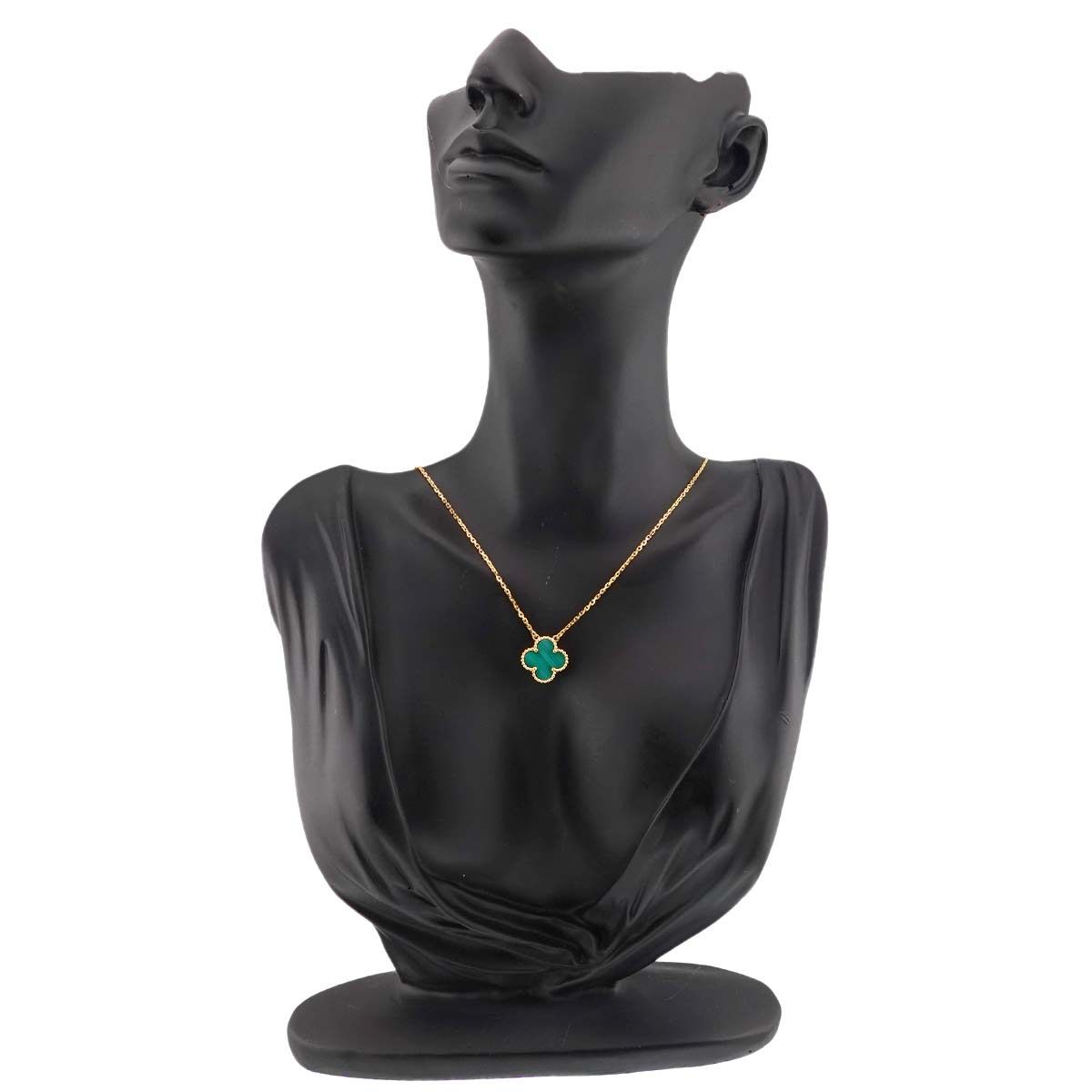 ヴァンクリーフ & アーペル VCA アルハンブラ マラカイト ネックレス アルハンブラ ヴァンクリーフ＆アーペル Van Cleef＆Arpels