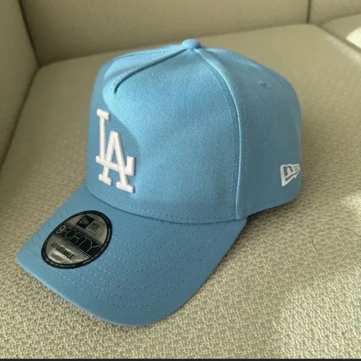 大谷翔平選手サイン入り刺繍ドジャースキャップ9FORTY ブルー 祝MVP