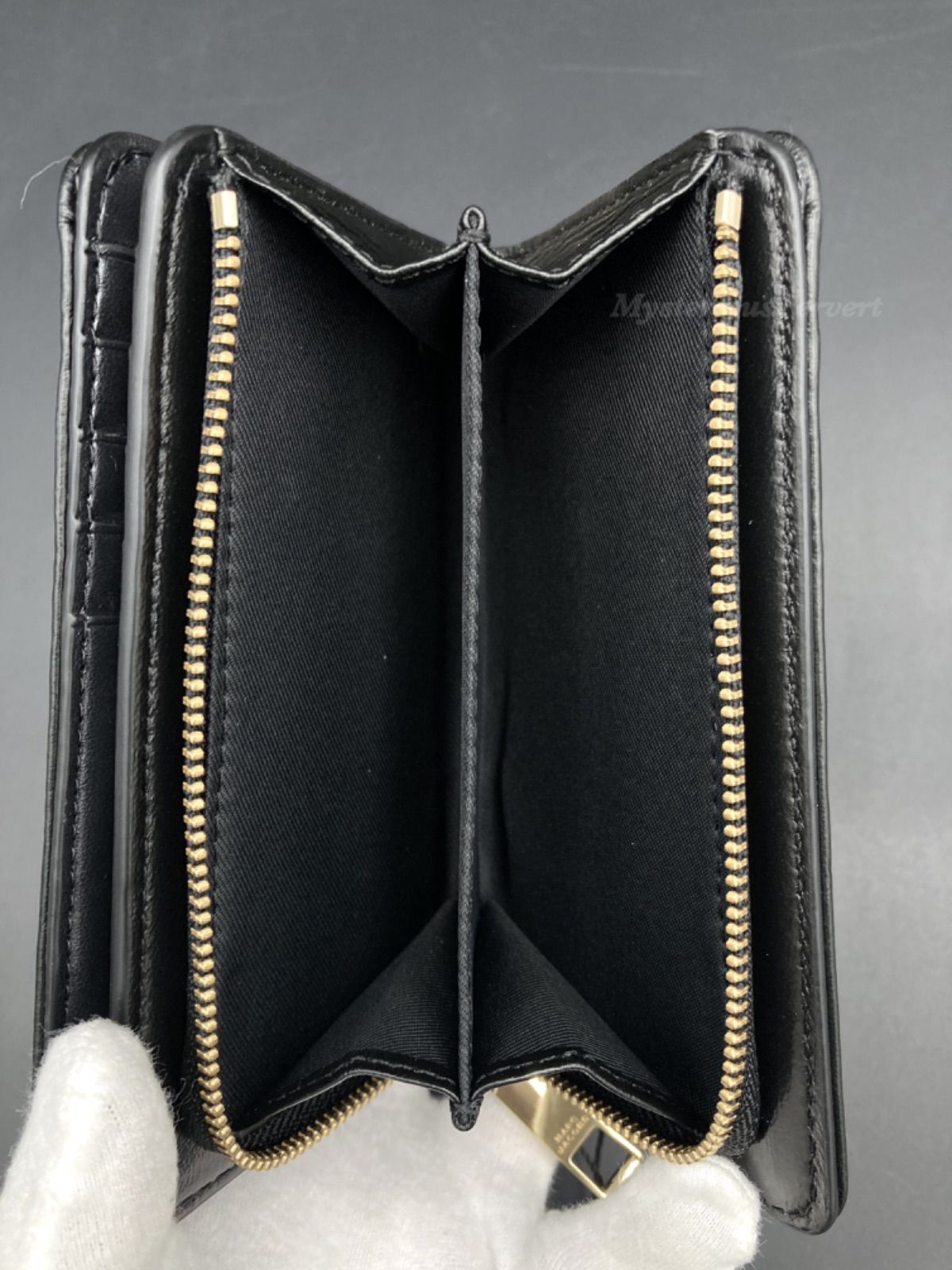 036)Marc Jacobs マークジェイコブス ザ グラム 二つ折り 財布