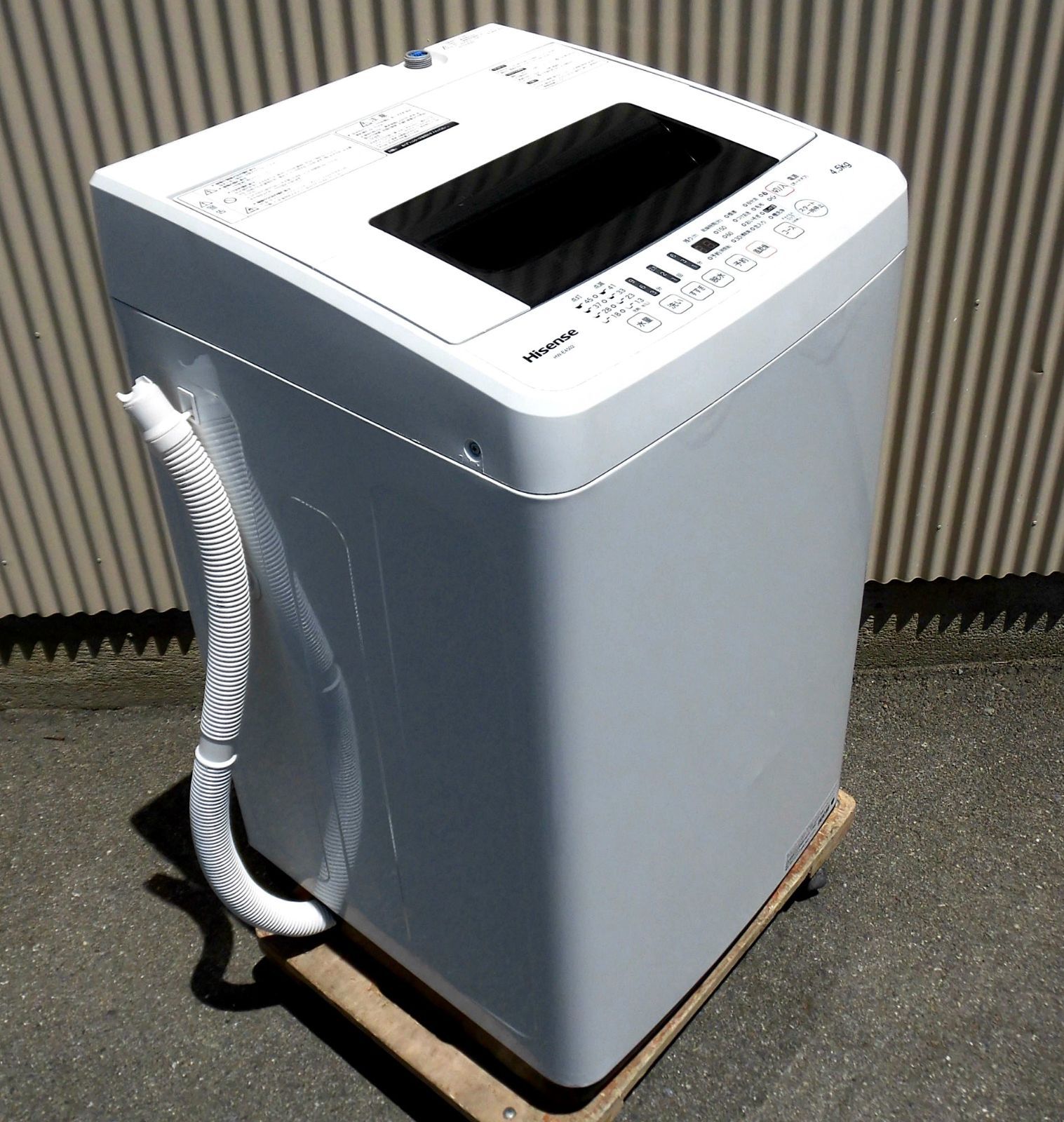 洗濯機 Hisense HW-E4502 4.5kg - 洗濯機