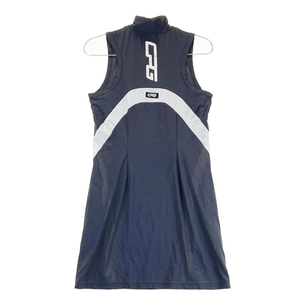 サイズ 2 CPG GOLF シーピージーゴルフ ハーフジップ ノースリーブワンピース グレー系 240101530274 ゴルフウェア レディース ストスト