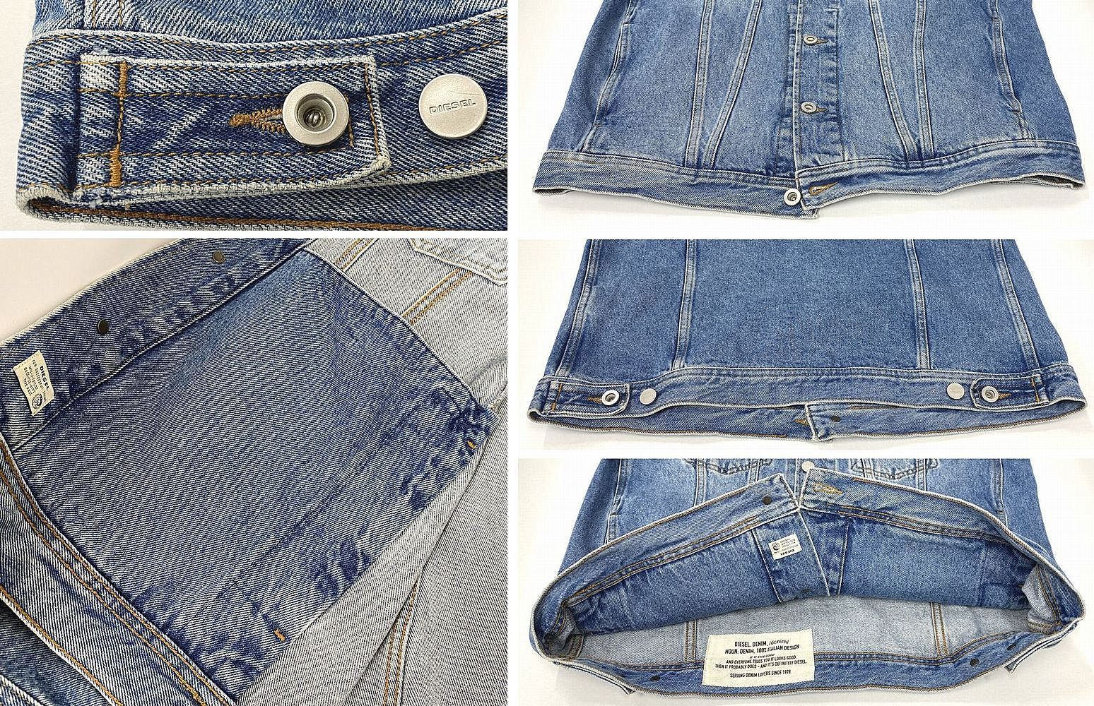 DIESEL/ディーゼル デニムJK L ブルー メンズ/ジャケット 【中古】【70