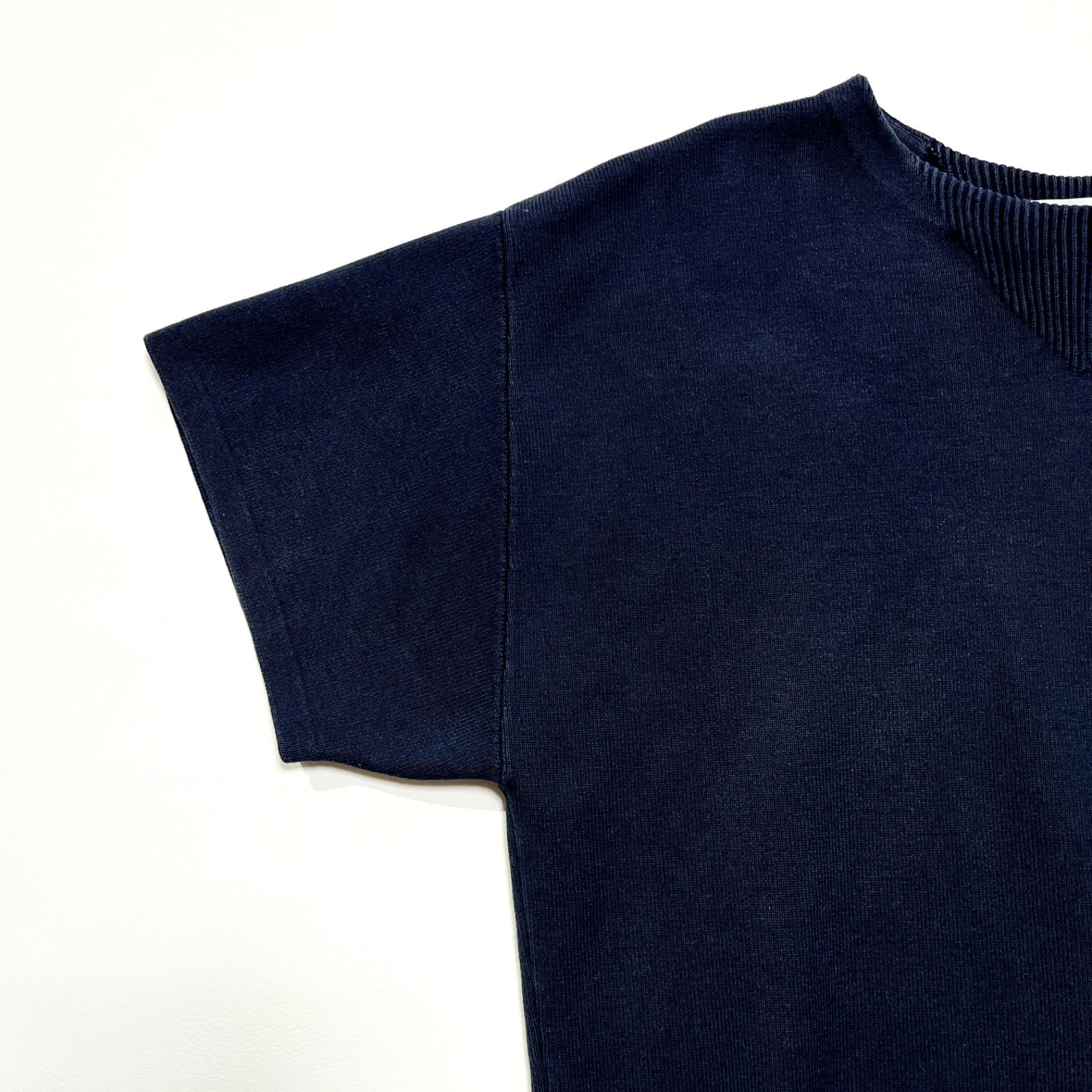 HYKE - hyke コットンシルク半袖ニットプルオーバー size:1の