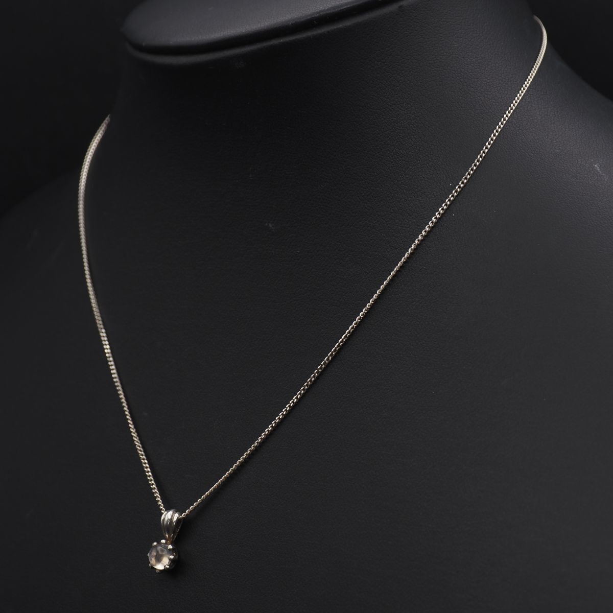 ⭐️七夕セール中⭐️K10 ♡ ストーンネックレス 刻印あり ⭐️七夕セール中⭐️K10 ♡ ストーンネックレス 刻印あり 楽天