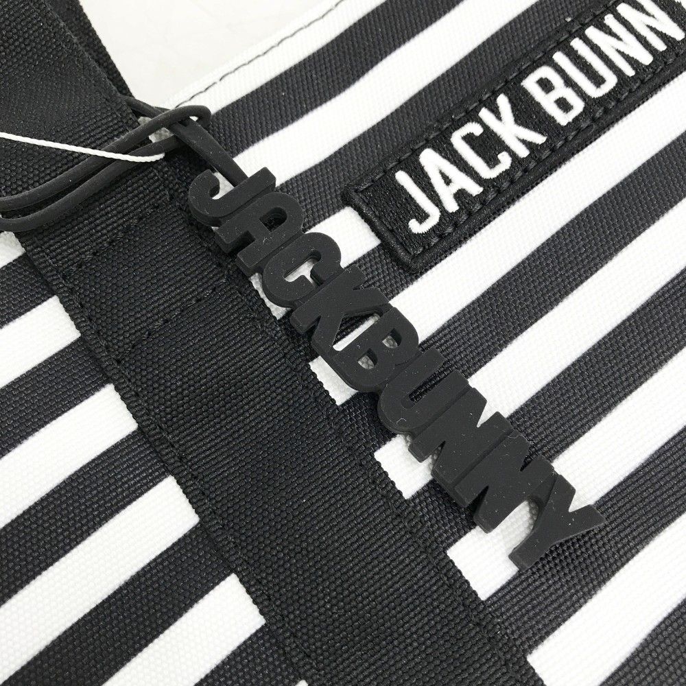 JACK BUNNY ジャックバニー カートバッグ ボーダー ブラック系