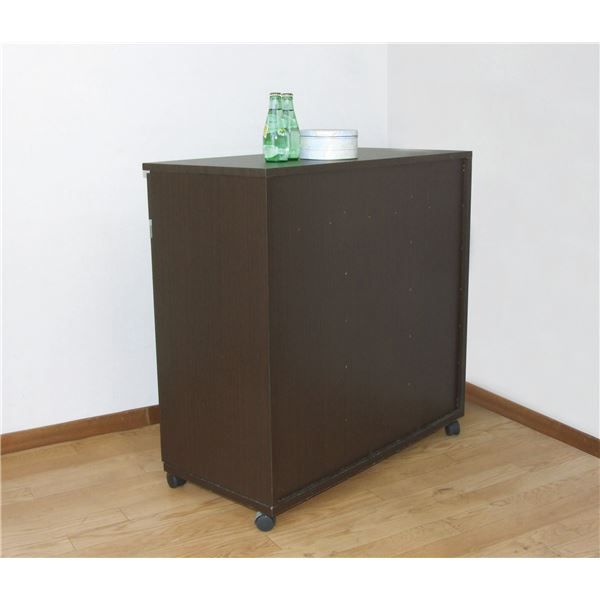 ダイニング ダストボックス2D ブラウン