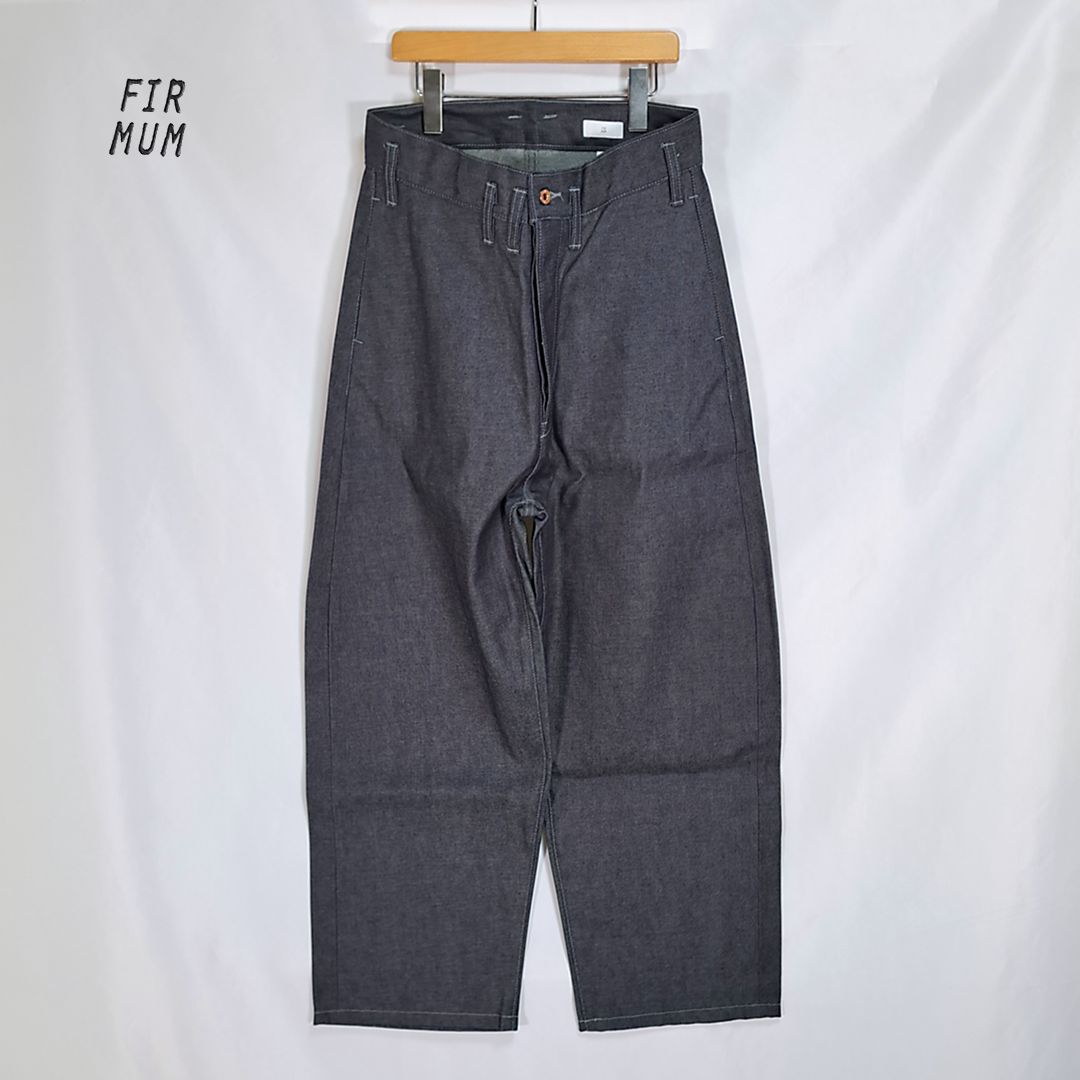 スーピマコットンムラ糸セルビッチワイドストレートデニム|FIRMUM|S9-FR054DM| |50%OFF