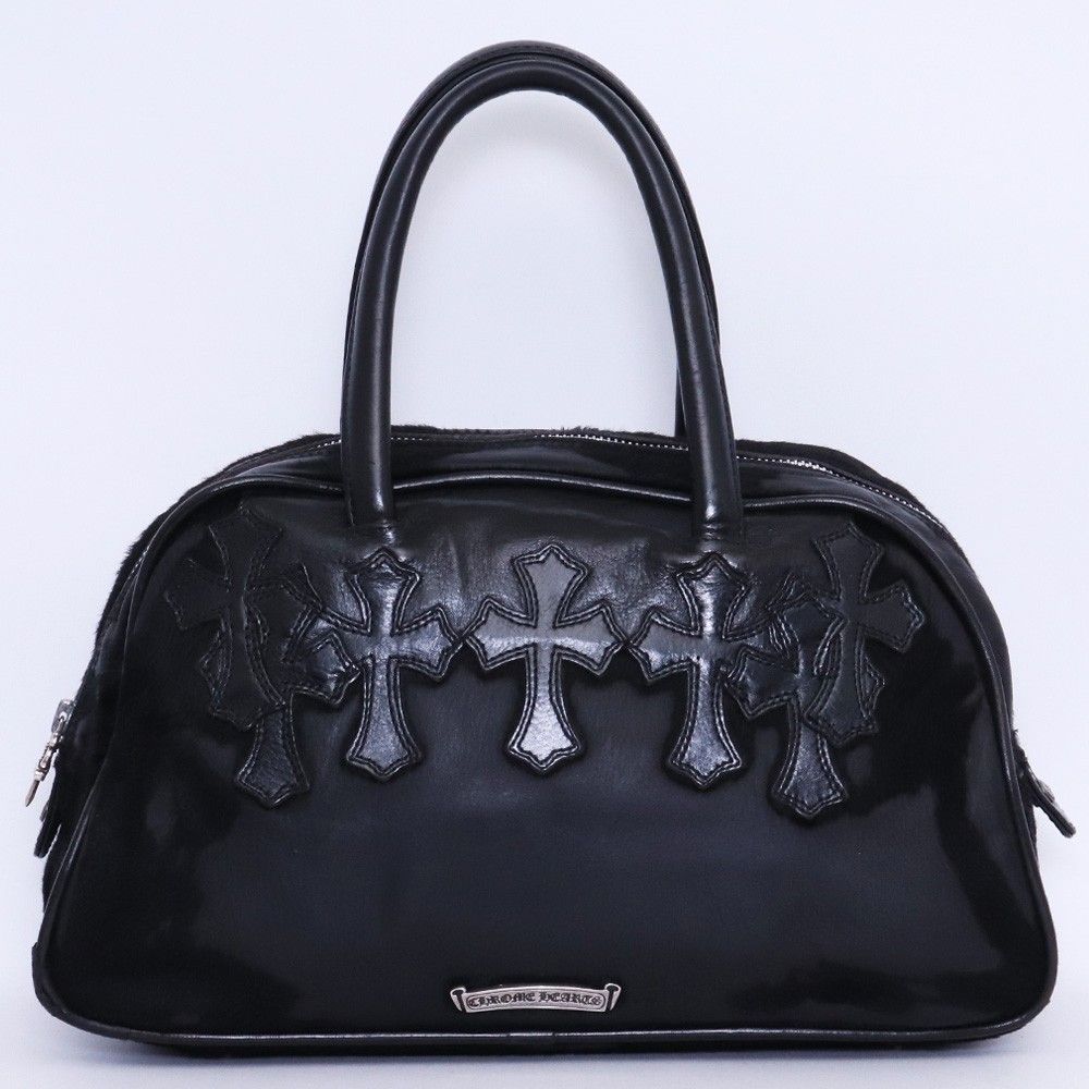 CHROME HEARTS ブラックショッパー リメイク クロムハーツサイケデリッククロスパーカー（ジップアップ