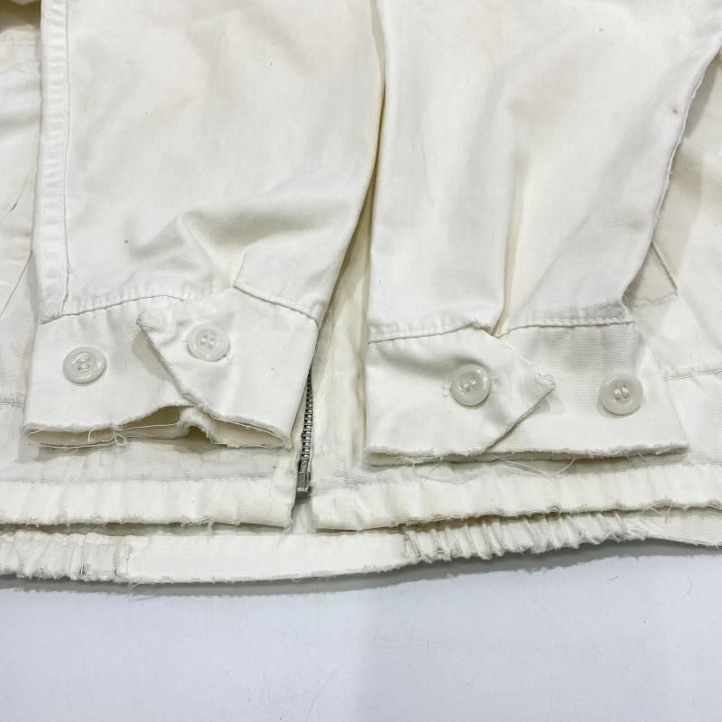Dan River 50s ドリズラージャケット ホワイト size M相当 ※ジップ