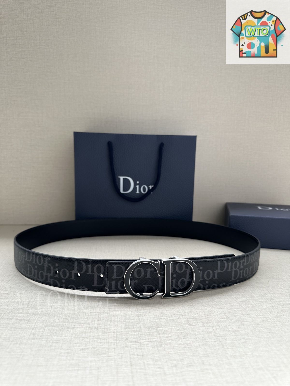 正規品 美品Dior ベルトyvngpatra着用 diorベルト バックル付き 現行 クリスチャンディオール - メルカリ