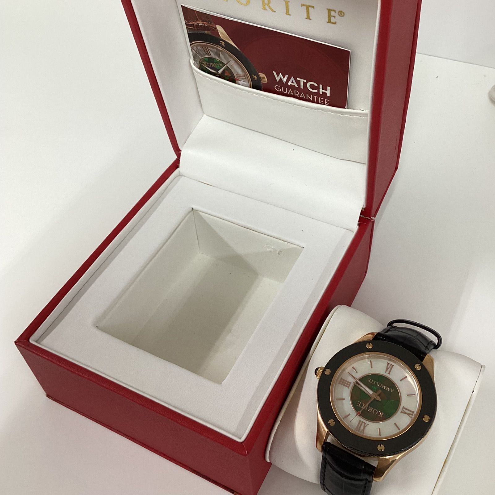 中古品/KORITE アンモライト メンズ腕時計 - メルカリ