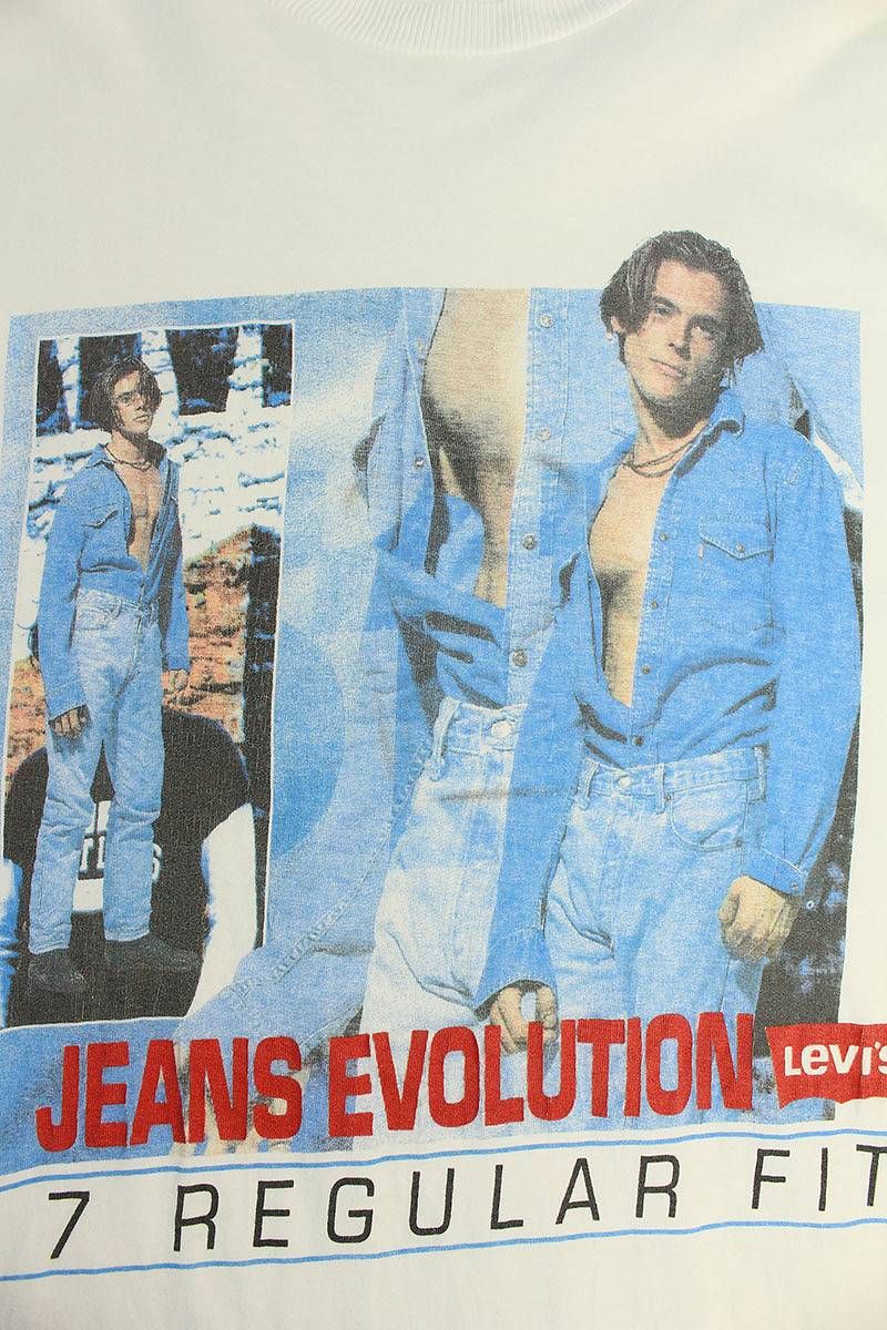 ヴィンテージ VINTAGE JEANS EVOLUTION キャンペーンプリントTシャツ