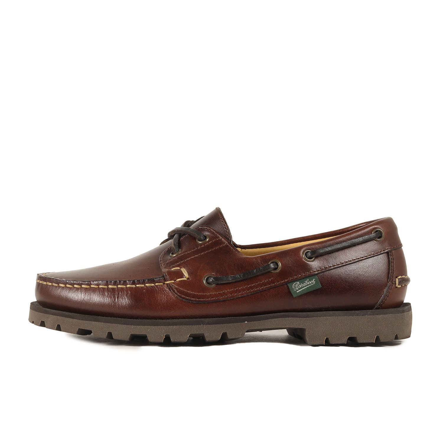 【美品】Paraboot パラブーツ サイズ:5(25.0cm位) / バース レザー デッキシューズ(BARTH) / 赤茶(AMERICA) / シューズ 靴【メンズ】【中古】