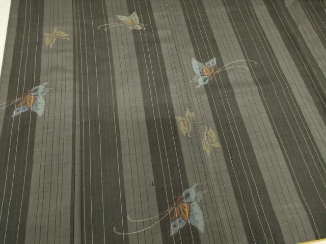 平和屋着物□上質な紬 舞蝶間道 正絹 逸品 DAAR4978ya - メルカリ 