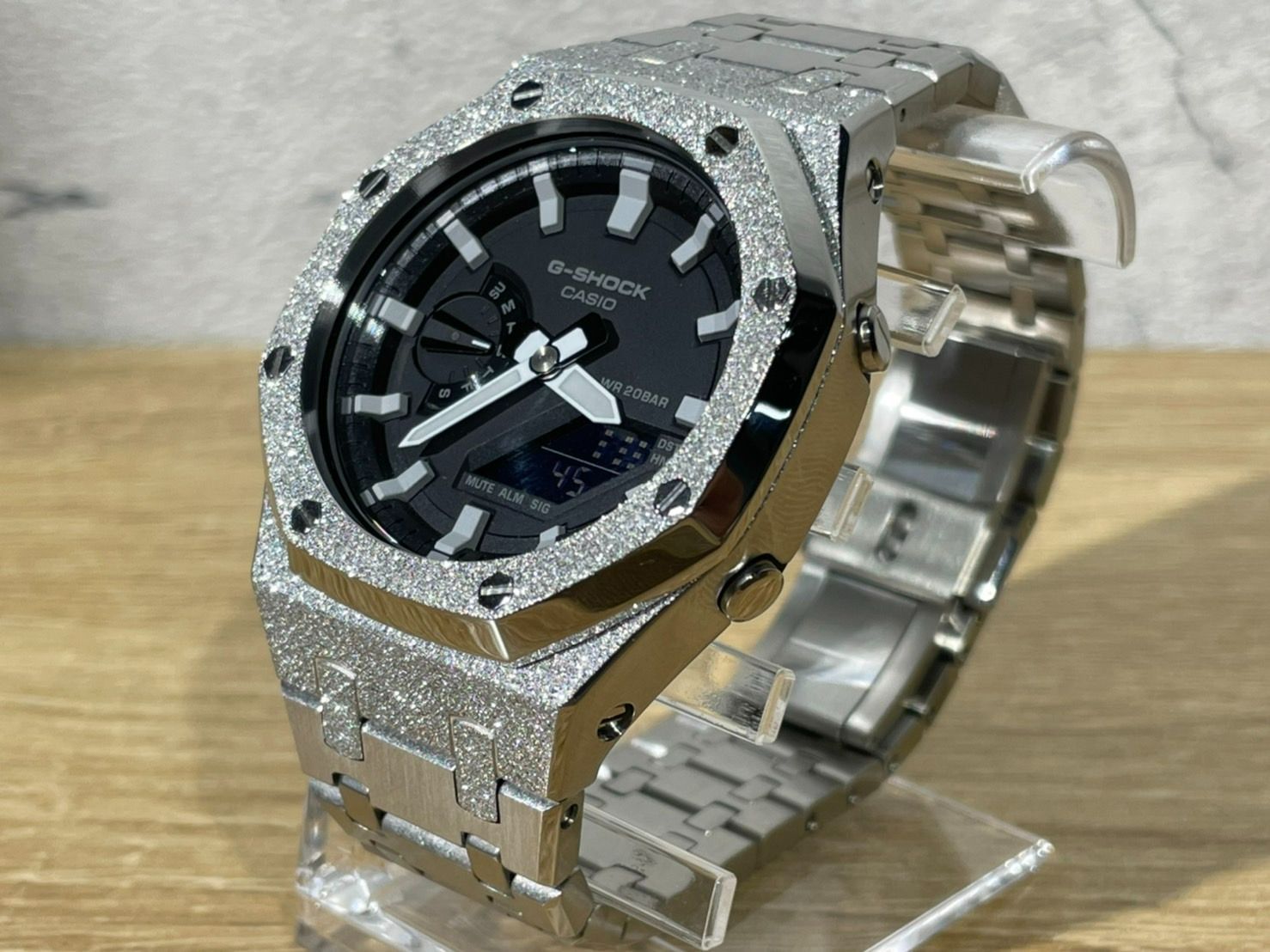 カシオ Gショック フロステッドシルバー GA2100-1A - メルカリ