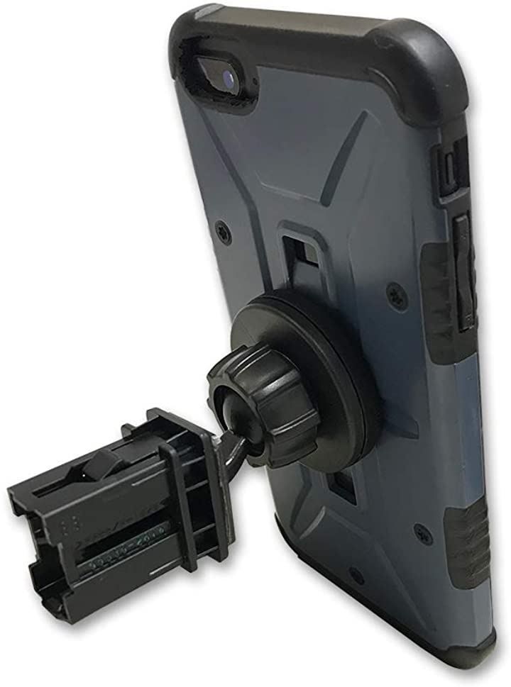 Reverb 社外品 ハイエース専用 200系 4型/4.5型 マグネット 磁石式 スマートフォン スマホ ホルダー 携帯 車載ホルダー強力 固定( 黒)