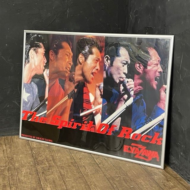 矢沢永吉 ポスター 【中古】 TheSpiritOfRock 75x105cm E.YAZAYA