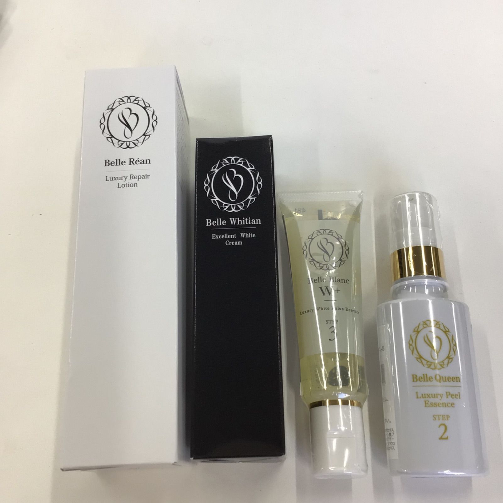 Y1056 Belle Rean ベルリアン VCローションM 80ml ベルホワイティアン 30g ベルブランW 30ml ベルクイーン 30ml 計4点セット