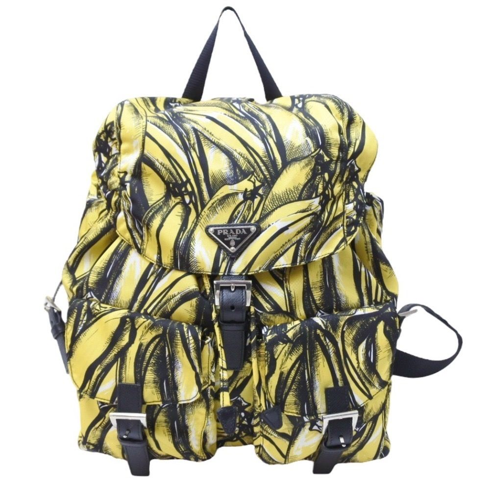 PRADA プラダ　リュック　バナナ柄　希少 PRADA プラダ リュック バナナ柄 希少