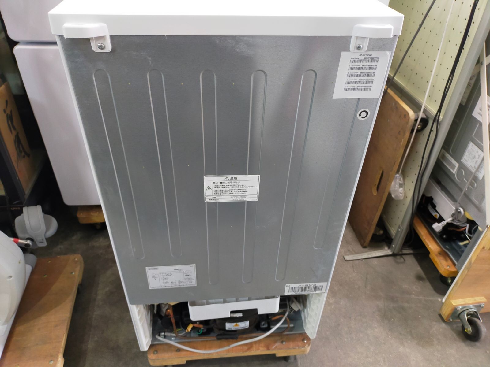 冷蔵庫 ハイアール JR-N91J-W ディスカウント 91L 2015年製