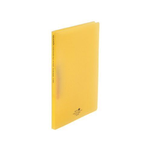 (まとめ）【リヒトラブ】パンチレスファイルワンタッチ A4 黄 F5032-5 【×20セット】