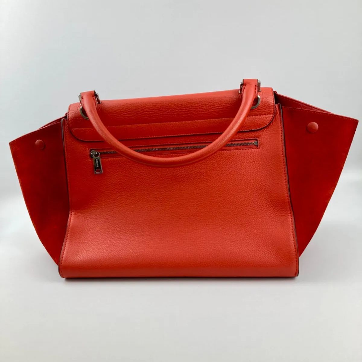 CELINE セリーヌ　ラゲージ　ミディアム　ハンドバッグ　赤　A4可 CELINE セリーヌ ラゲージ ミディアム ハンドバッグ 赤 A4可