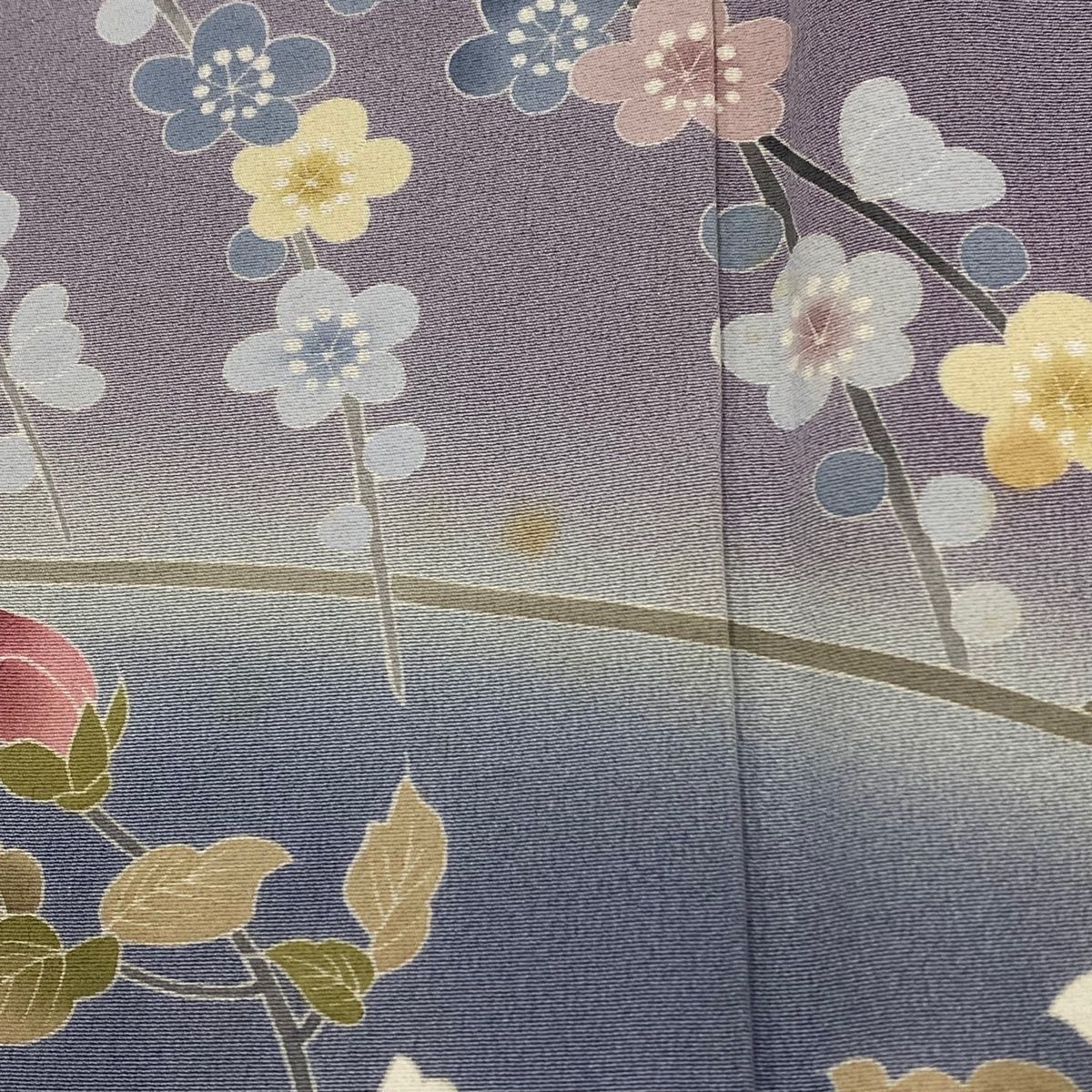 平和屋着物○訪問着 絞り 草花文 正絹 逸品 DAAV1167tw