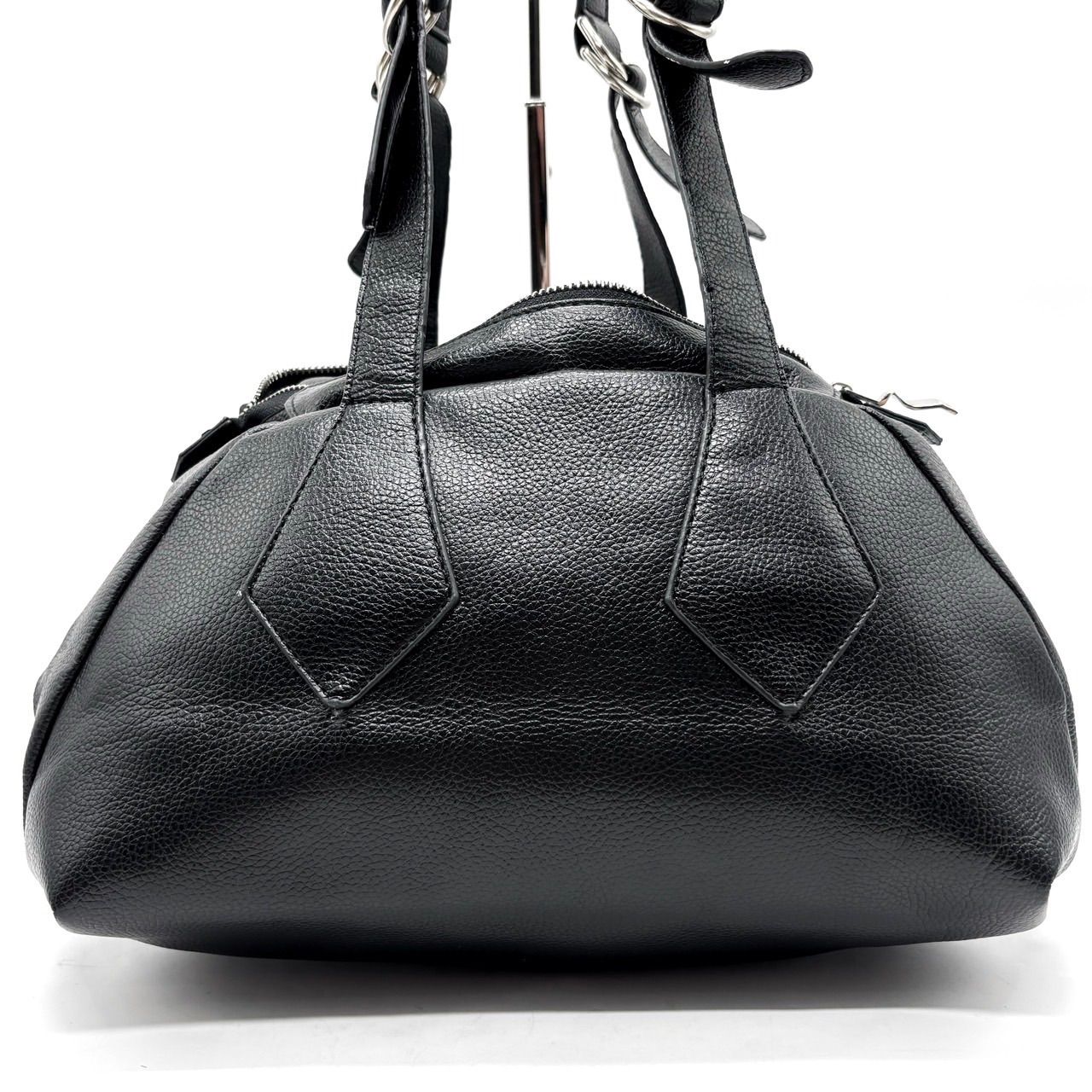 【美品】ヴィヴィアンウエストウッド ヤスミン トートバッグ レザー オーブ 黒 Vivienne Westwood ヴィヴィアンウエストウッド バッグ YASMINE