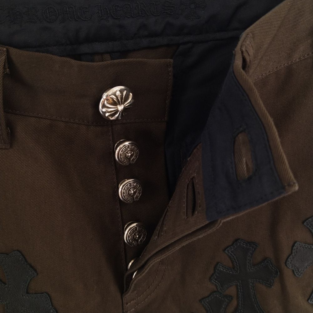 CHROME HEARTS クロムハーツ CHINOS CEM CRS PTCH セメタリークロス