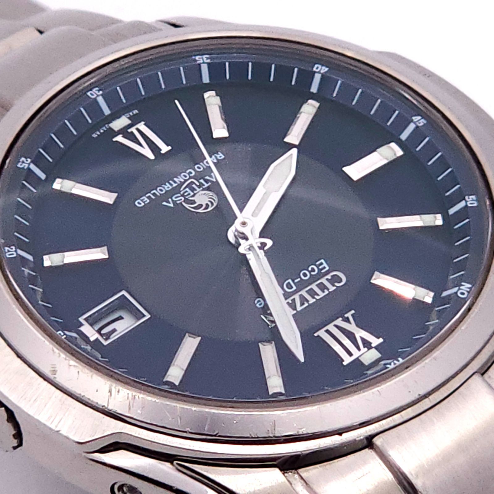CITIZEN シチズン アテッサ H410-T005870 ソーラー電波 動作品
