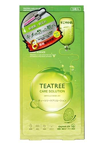 メディヒール ティーツリーケアソリューション アンプルマスクJEX 3枚