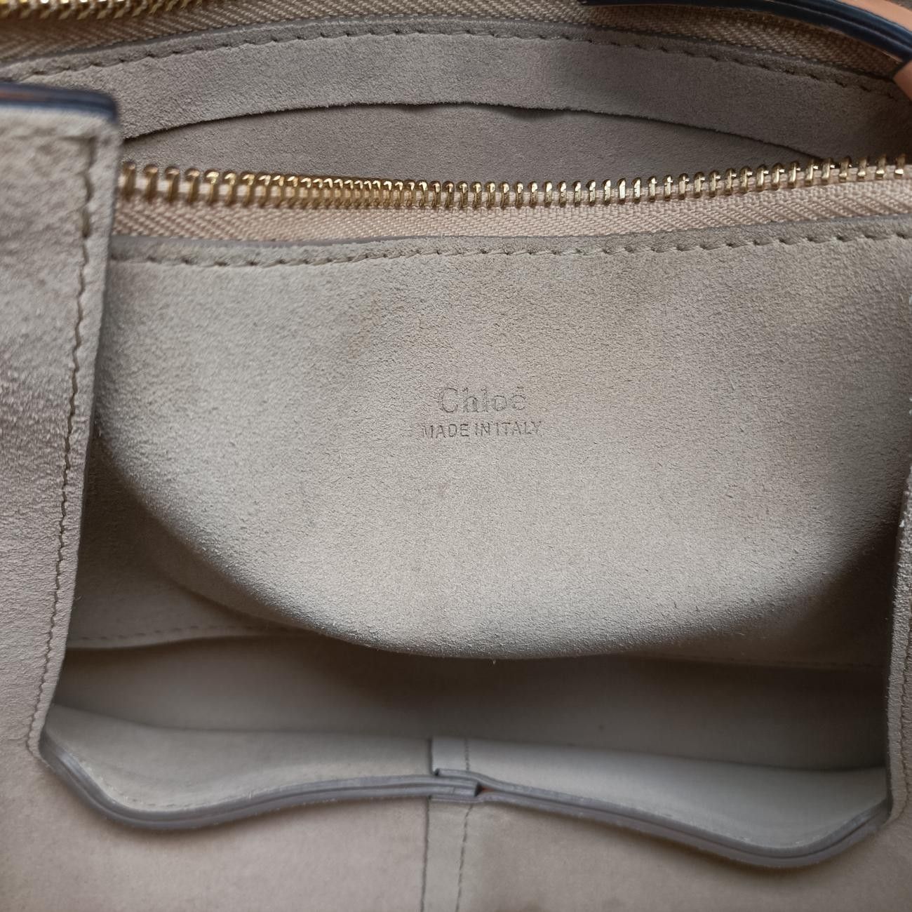 クロエChloeフェイブラウンレザー×スエード03175665-04