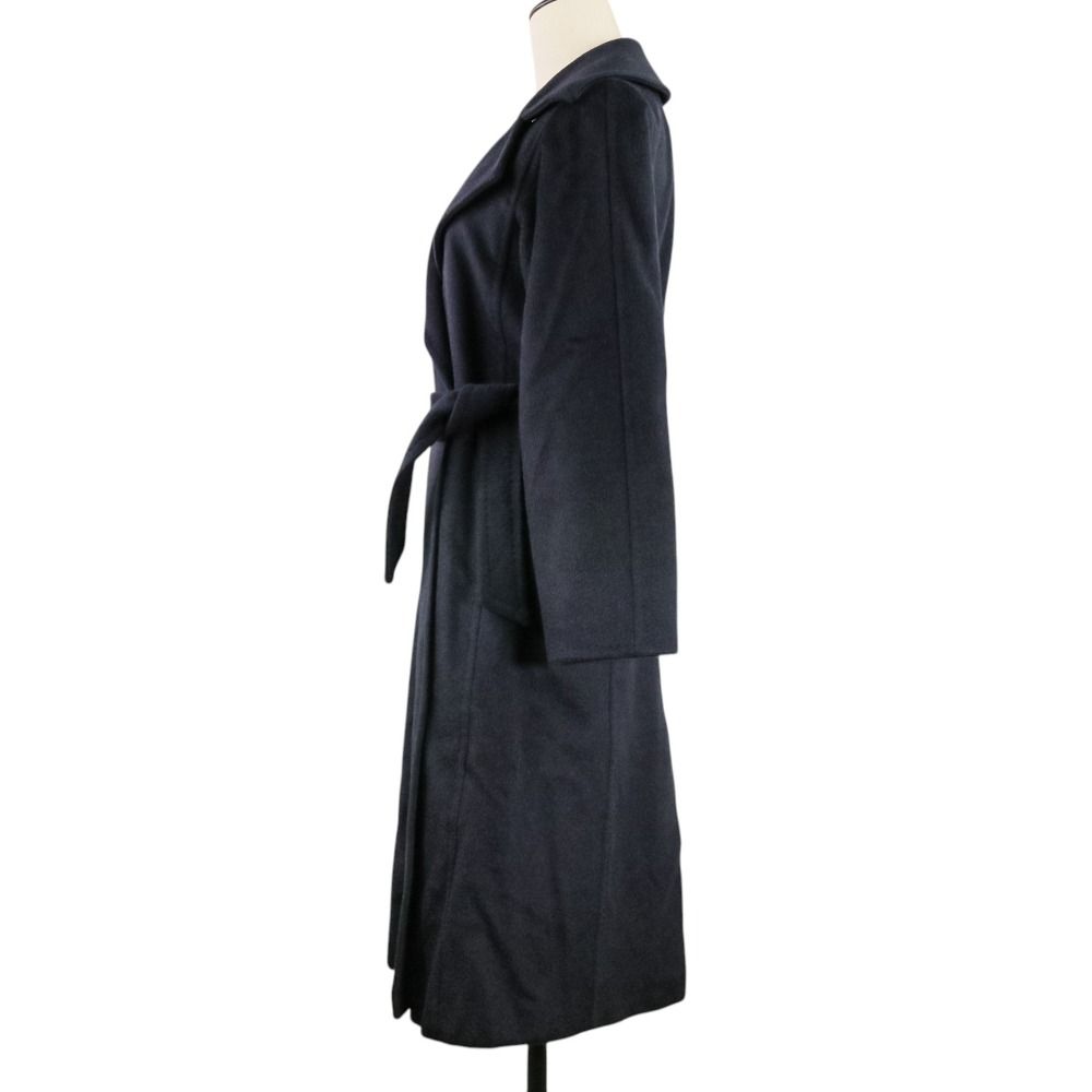美品・鑑定済 マックスマーラ マニュエラ ネイビー キャメル100% 36サイズ 美品 21AW MaxMara マックスマーラ マニュエラ キャメル100