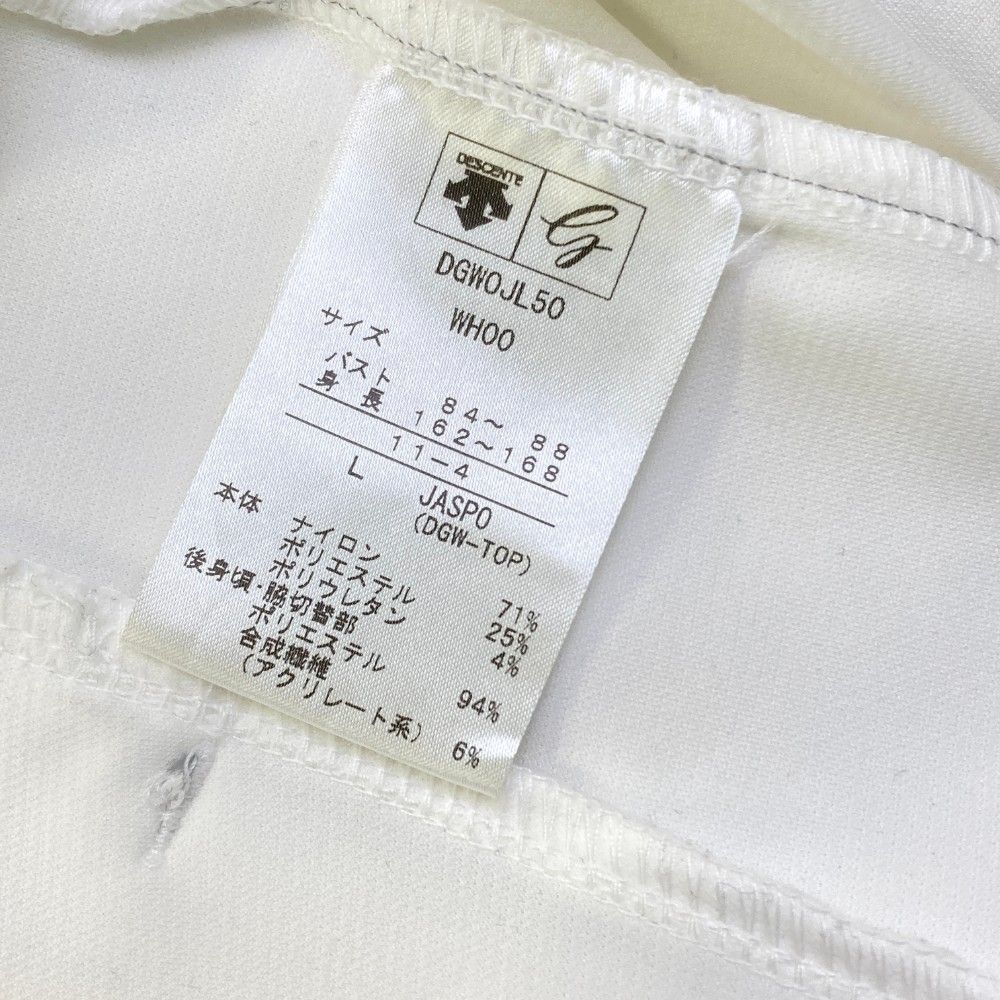 デサントゴルフ レディーストップス L DESCENTE GOLF デサントゴルフ