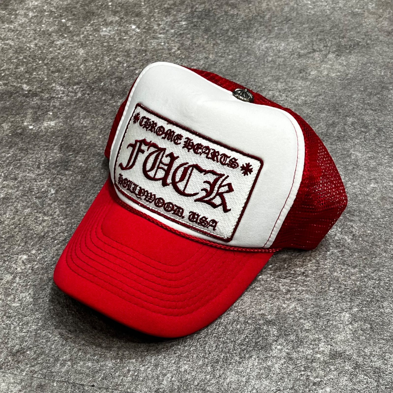 クロムハーツ CHROME HEARTS トラッカーキャップ 帽子 FUCK