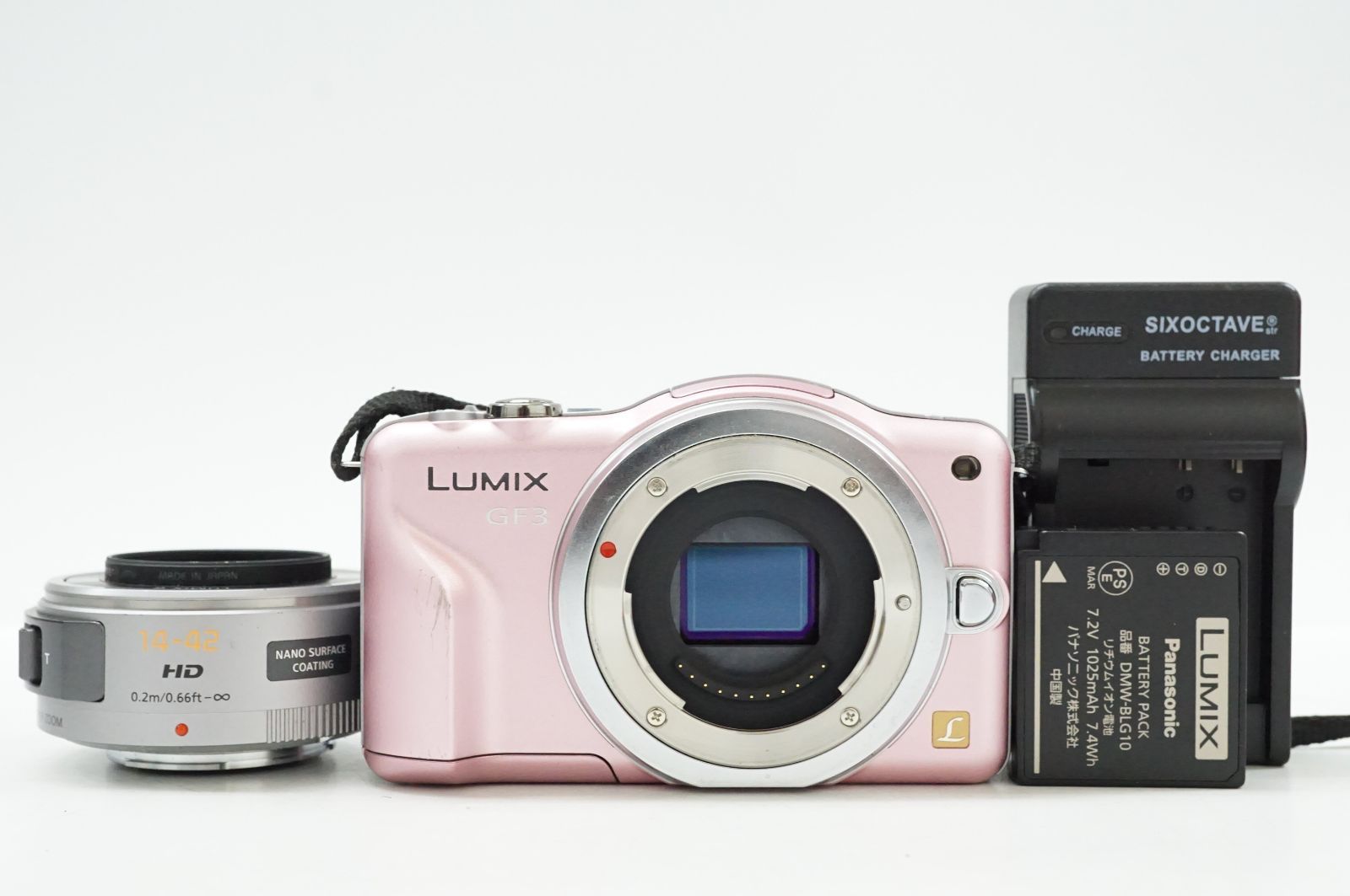 L161324 Panasonic パナソニック LUMIX DMC-GF3 ミラーレス一眼カメラ G X VARIO PZ 14-42mm レンズセット