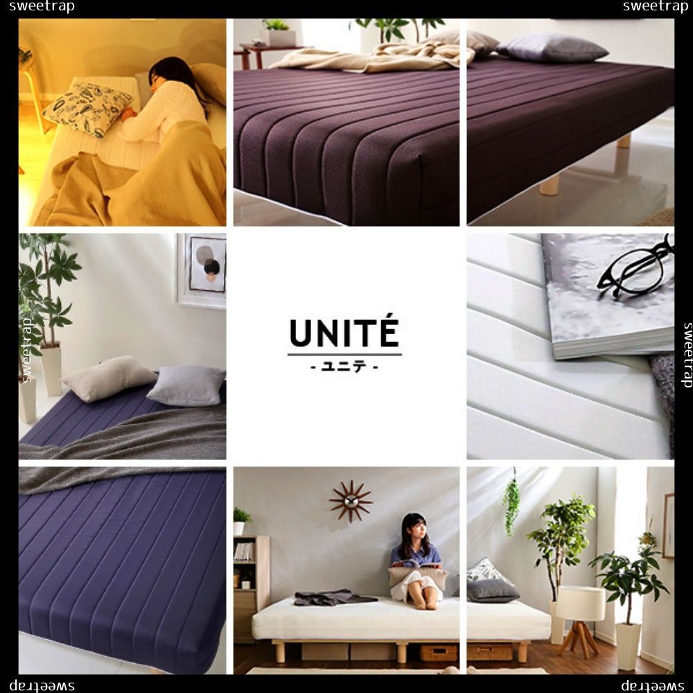 新発想で搬入も組立カンタン やわらかな寝心地 脚付きロールマットレス ポケットコイルスプリング Unite D0GG479 WWW_NOITHATQUANGTHANH_NET