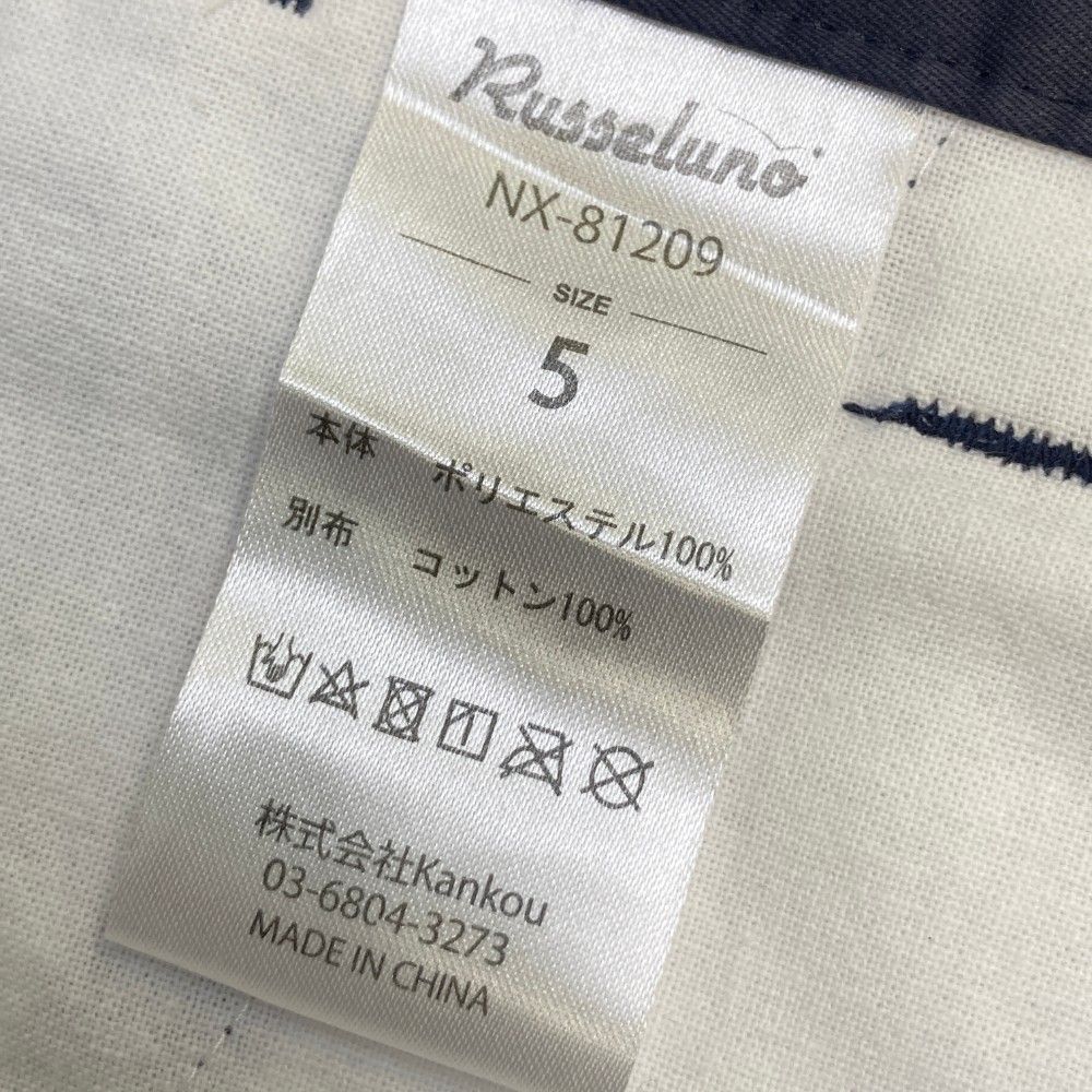 サイズ：5 RUSSELUNO ラッセルノ ハーフパンツ ルチャ刺繍