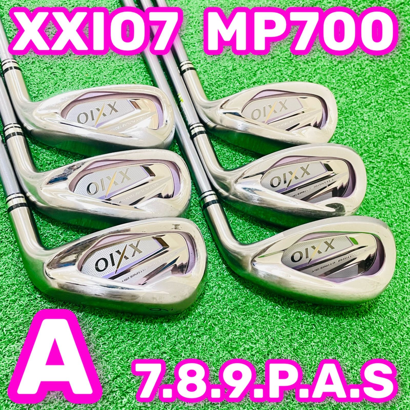 9084 XXIO7 MP700 ゼクシオ 7代目 レディース 6本セット A 女性用 右利き アイアン 7.8.9.P.A.S 送料無料 匿名配送