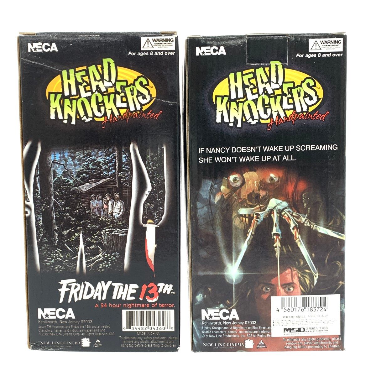 ヘッドノッカー　ジェイソン&フレディ2体セット NECA ネカ 13日の金曜日&エルム街の悪夢 ジェイソン 殺人鬼