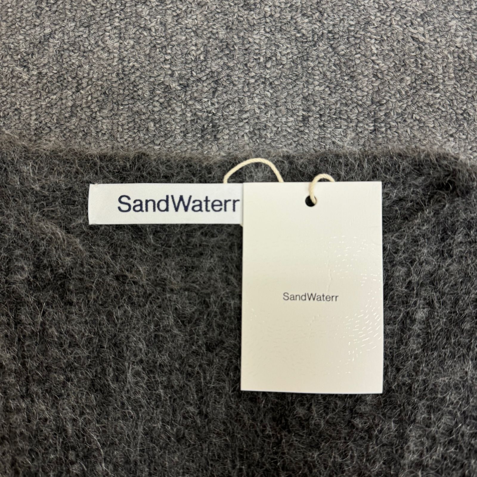定価27500円 新品 SandWaterr RESEARCHED BOAT NECK SWEATER 定価27500円 新品 SandWaterr RESEARCHED BOAT NECK SWEATER