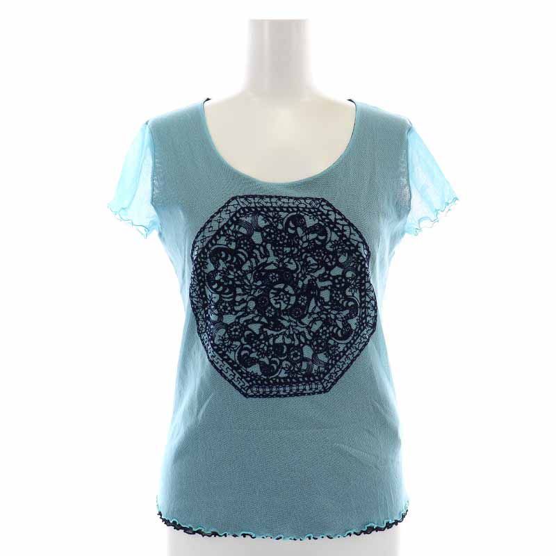 【美品】VIVIENNE TAM パワーネット　シースルー カットソー YI ファッション 【美品】VIVIENNE TAM パワーネット シースルー